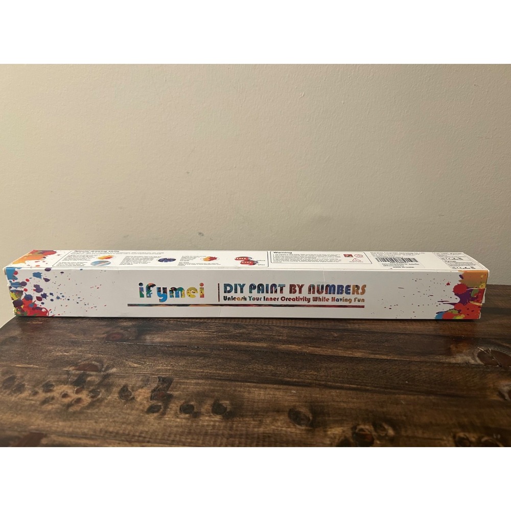 NiB Ifymei Paint by Numbers Kit Kitten & Butterfly All Materials Unopened